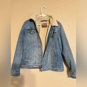 Vintage Levi wool lined jean jacket